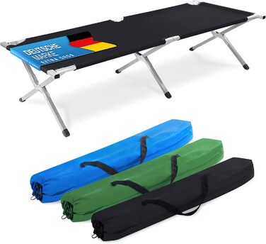 GOODS+GADGETS Folding Army Field Bed - Aluminum