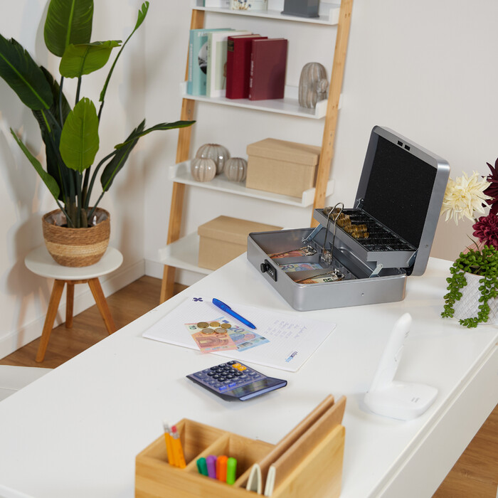 Relaxdays Cash Box Комбінація номерів Євро