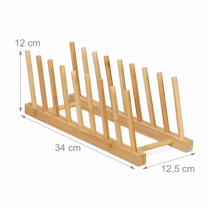 Relaxdays 3-Piece Server Stand for 8 Plates