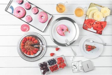 Цукорниця Tramontina CHÁ E CAFÉ з нержавіючої сталі (квадратна)