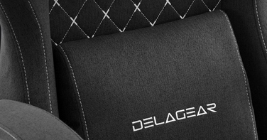 Ігрове крісло DELAGEAR G 300, чорне, тканинне