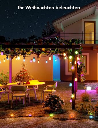 Govee Smart LED Flood Light, RGBICWW WiFi Outdoor Flood Light Works with Alexa, 2700-6500K, Dimmable LED Light with Color Changing, IP66 Waterproof, 4-Pack Outdoor Christmas Decoration