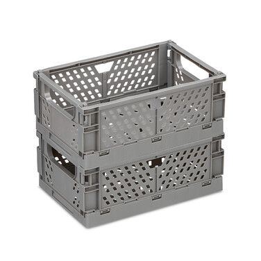 Set of 2 Collapsible Storage Boxes
