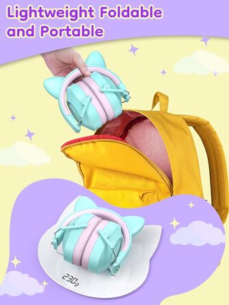 Навушники захисні дитячі Dr.meter SNR 32dB, зелені - для аутистів, концертів, авіашоу