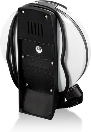 Вафельниця Cloer 1621 для класичних вафель у формі серця, 930 Вт, розмір вафелі 15,5 см, регульований ступінь прожарювання, білий колір, метал, одноразова