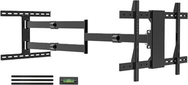 Настінний кріплення для телевізора поворотний, 1200 мм, для LCD/LED/OLED TV 37-75 дюймів, кріплення для телевізора, MAX VESA 600x400 мм, до 45 кг