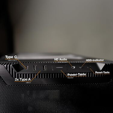 Корпус для ПК be quiet! Pure Base 501 Airflow Black з 2 вентиляторами Pure Wings 3 140mm PWM, USB 3.2 Gen 2 Type C