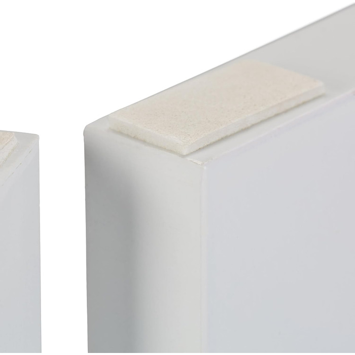 Захисний бар'єр для собак Relaxdays, самостійний, 91,5 x 103 см, MDF, складаний, для дверей, білий