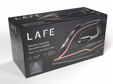 Парова праска LAFE SteamPro 2200W з керамічною підошвою та функцією автовимкнення