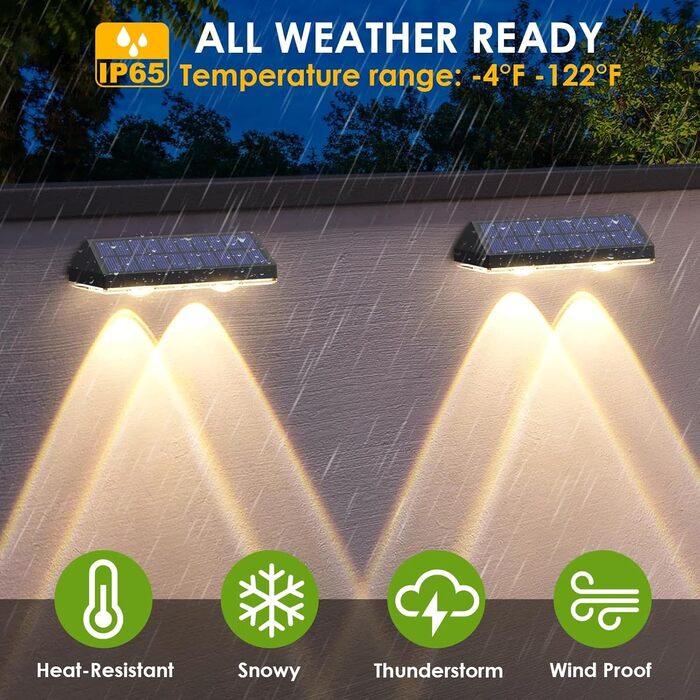 Outdoor Solar Lights for Garden - Waterproof LED Lamps for Decoration