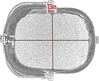 Переноска для собак та котів Pet Gear View 360, чорний, L (51x30x47 см)
