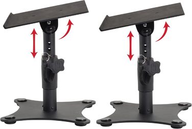 Підставка для монітора та динаміків Gator Frameworks: 2 шт., регульований кут 0-15°, з EVA-подушкою