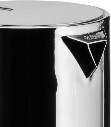 Alessi 9090/6 Espresso Machine, 6 Cups, for Induction, Stainless Steel, Silver, 15.5 x 13.5 x 27 cm, 15.5 x 13.5 x 27 cm, Single
