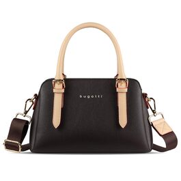Сумка жіноча Bugatti Ella коричнева, маленька шкіряна сумка через плече для жінок