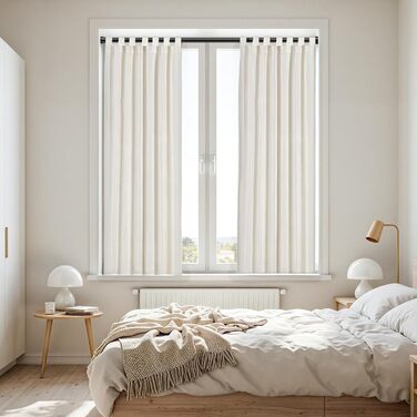 Тelescopic штанга для карнизів без свердління 120-200 см - для штор, душових перегородок, вікон, ванної кімнати (1 шт., чорний)