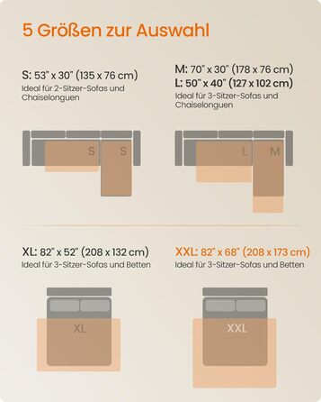 Водонепроникний килимок для собак Feandrea, 178x76 см, захист для авто/дивану, машинне прання, антиковзаюча підкладка, стеганий дизайн, сірий (XXL 208x173 см)