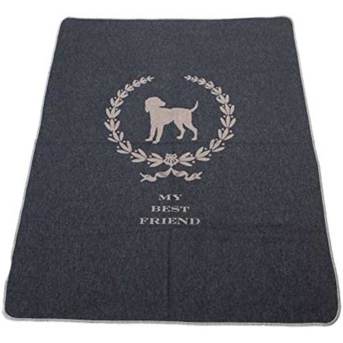 Деко для собак David Fussenegger mybest Friend сірого кольору 70/90