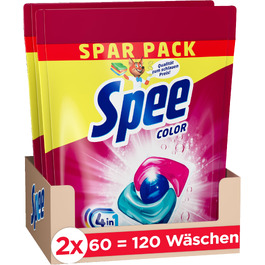Капсули для прання кольорових речей Spee Power Caps Color, аромат Fresh, 120 шт.