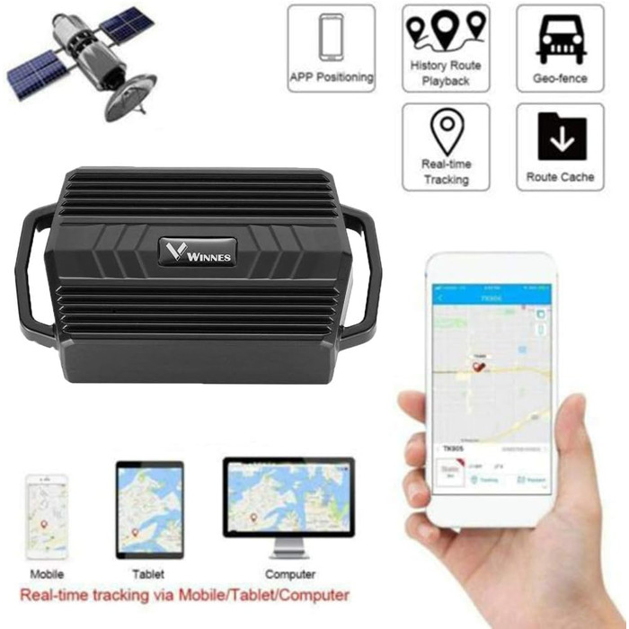 GPS-трекер Winnes TK935 з магнітом для авто, реальний час, антикрадій, довгий час роботи, безкоштовний додаток