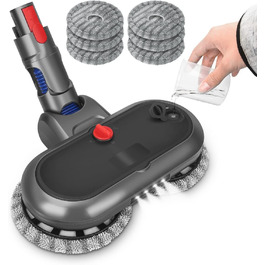 Насадка для миття підлоги DrRobor для Dyson V12 Detect Slim, знімний бак та 12 моп, сумісна з Dyson V12 Slim