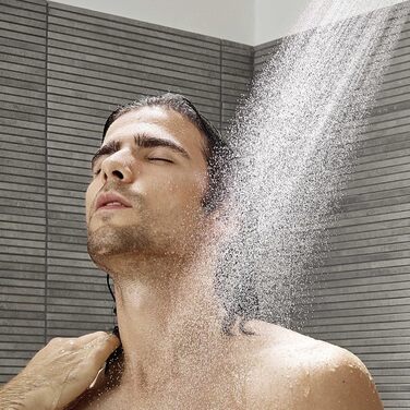 Hansgrohe Pulsify Select S Shower Set, water-saving showerhead with hose and holder, adjustable, hand shower with 3 spray patterns (Relaxation), Mattweiß (Matte White)