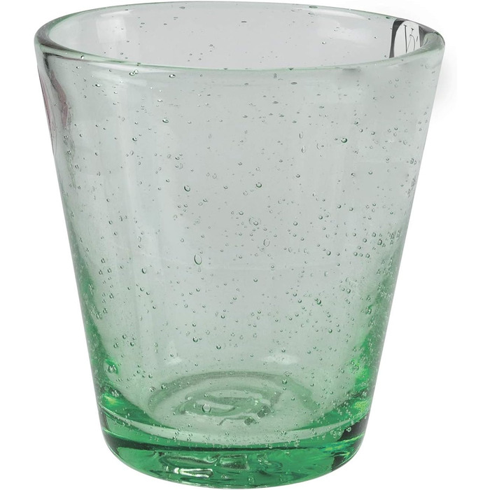 Villa d'Este Home Tivoli Cancun/Marea Set of 6 Water Glasses, 330 ml, made of hand-blown glass, with shades of blue