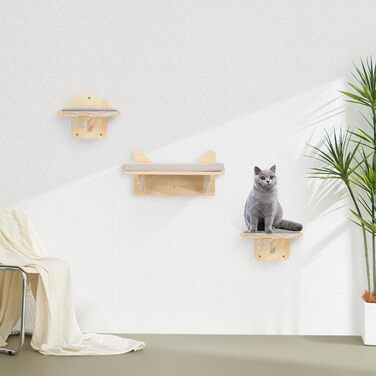 Кігтеточка-стінка для котів, велика полиця для кріплення до стіни, 38 x 27 см