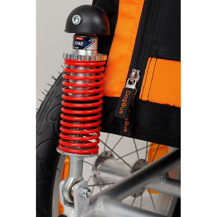 TrendPet DogBus S - Підвісний велосипедний причіп для собак з алюмінію, для малих та середніх собак