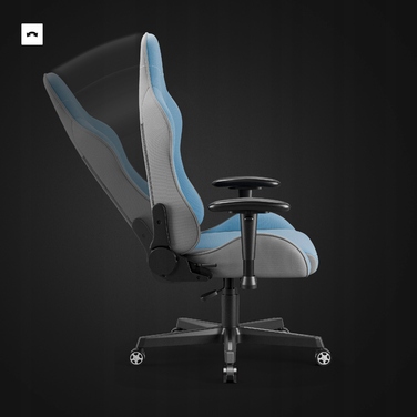 Ігрове крісло Diablo Chairs X-Starter, тканина, чорно-синє