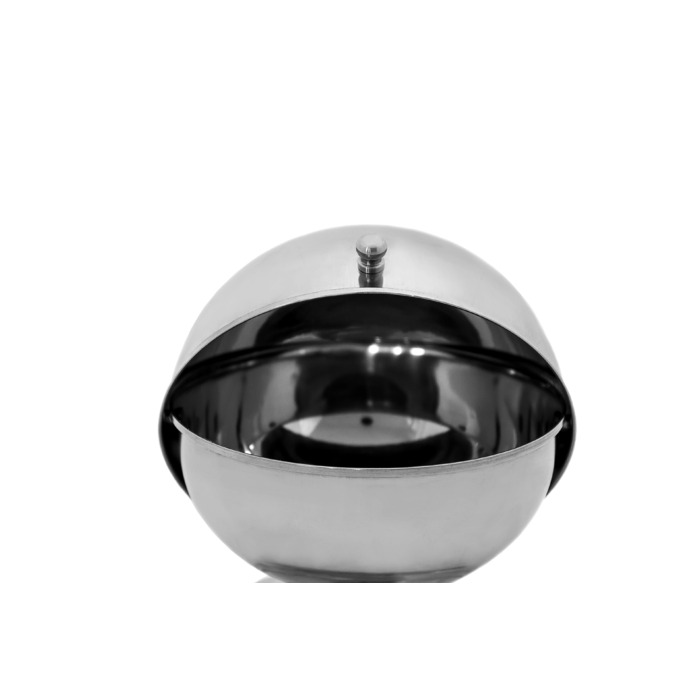 Relaxdays SWEETY Sugar Bowl made of Stainless Steel