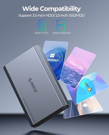 Зовнішній корпус для HDD/SSD ORICO 2.5