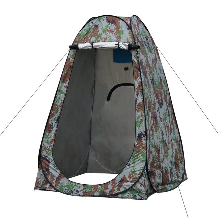 Намет для туалету та душу TUKAILAI для кемпінгу, 150x150x190 см, зелений (камуфляж)