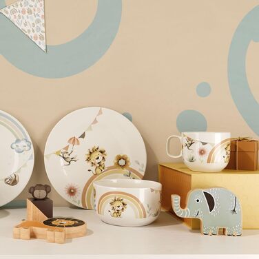 Набір дитячого столового прибору Villeroy & Boch Boho Kids (4 шт.) з нержавіючої сталі, сріблястий/платиновий, придатний для миття в посудомийній машині