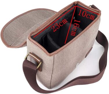 Сумка для камери Neuleben: сумка-месенджер для дзеркальної/зеркалоподібної/DSLR камери, сумка-фотосумка, хакі