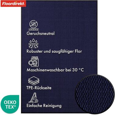 Килимок для дому Sky Novo, 120x180 см, антиковзаюча, для входу, брудовловлювач, прихоплювальний, для внутрішнього та зовнішнього використання, Sky Novo