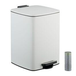 Relaxdays Kitchen Trash Can 20 Liter with Trash Bags