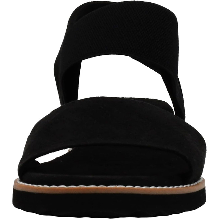 Сандалі жіночі Skechers Desert Kiss чорні, розмір 37 EU, широка колодка