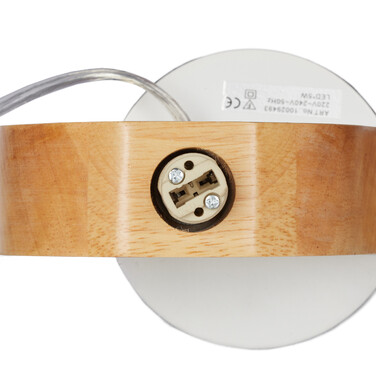 Relaxdays Children's Bedside Lamp, Wooden