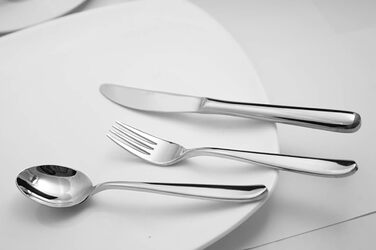 VANRA Набір дитячого посуду з нержавіючої сталі 18/10 (3 шт.): ложка, виделка, ніж