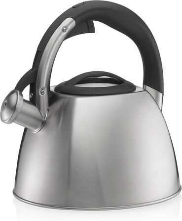 Ке́тель Kela VITUS з індукційним дном, 2.4л, нержавіюча сталь, для всіх плит, з безпечним відкриванням кришки, чайник (сріблястий матовий)