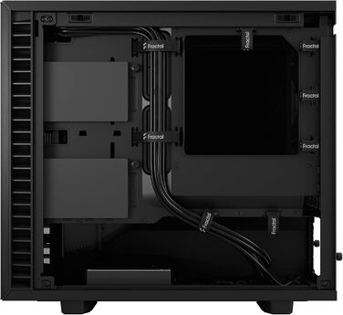 Корпус для ПК Fractal Design Define 7 Nano Black - Mini ITX, тиха система, скло, чорний