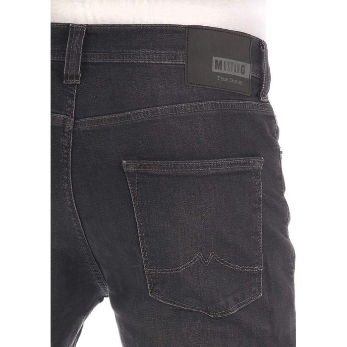 Чоловічі джинси Mustang Vegas Slim Fit Stretch Denim - чорний, сірий, синій (30-44, 32/34)