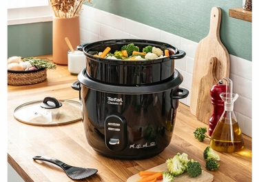 Електрична каструля Tefal Classic RK1038, 700 Вт, 5 л, чорна