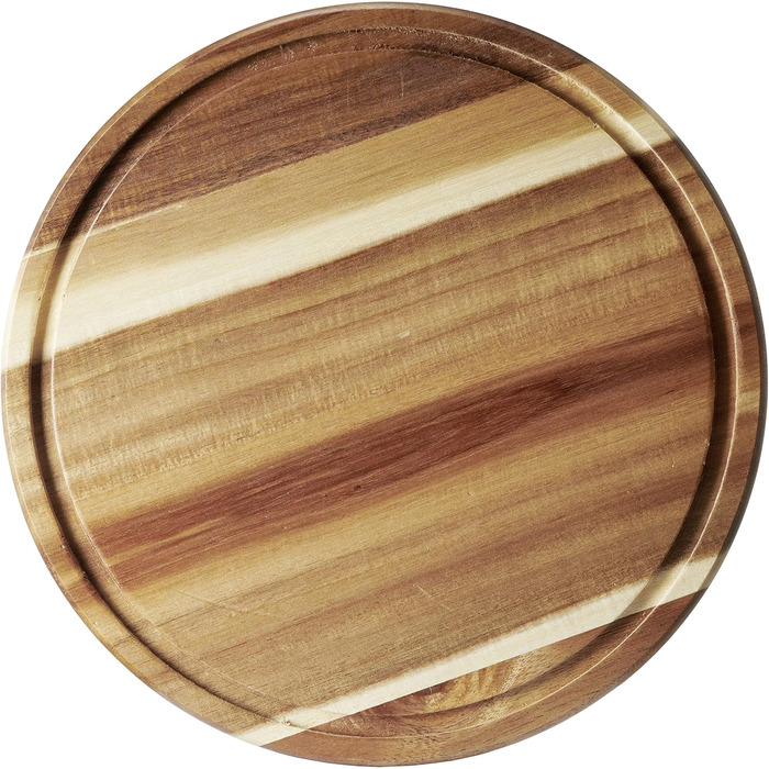 LEONARDO HOME Wooden Cheese Board and Glass Cloche, Cheese Board with Glass Dome, 2-Piece Set, Ø 280 mm, 018519