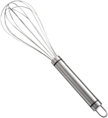 Snowflake Wire Whisk, Multifunctional Manual Egg Mixer, Stainless Steel Egg Beater, Kitchen Baking Tools, Suitable for Stirring and Emulsifying Flour, Eggs, and Other Ingredients, Kitchen Whisk (10 inch)