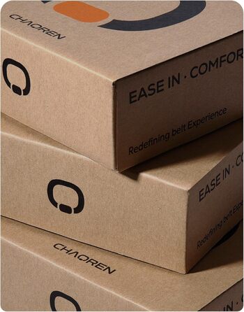 Чорний шкіряний ремінь CHAOREN для чоловіків – автоматичний ремінь без пряжок для костюма та повсякденного одягу (ширина 35 мм)