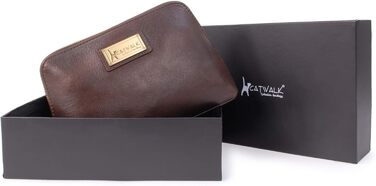 Сумка для косметики Emma Catwalk Collection з натуральної шкіри, коричнева