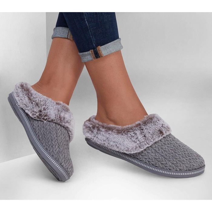 Жіночі домашні капці Skechers Cozy Campfire-Home Essential, сірі, розмір 41 EU