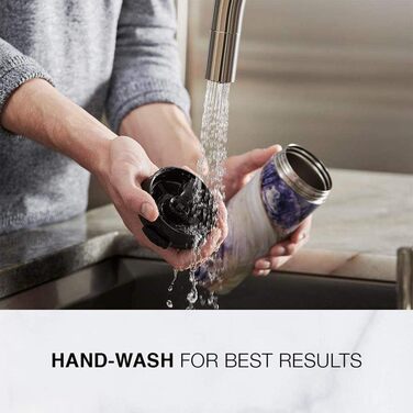 Термокружка Contigo Pinnacle Autoseal, 420 мл, нержавіюча сталь, з кришкою Easy-Clean, BPA-free, Indigo Wood