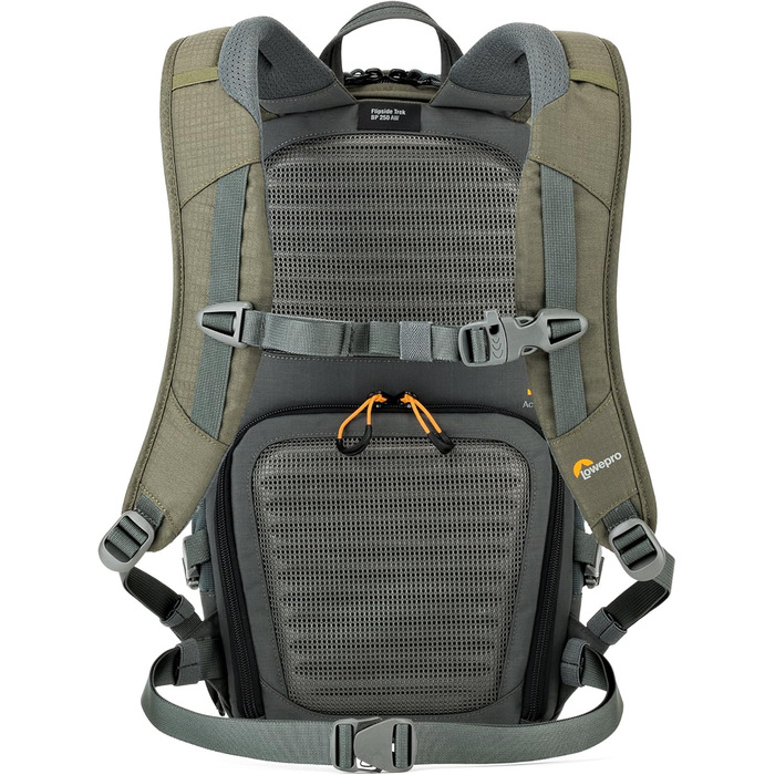 Рюкзак Lowepro Flipside Trek 350 AW для фототехніки, DSLR-камера, об'єктиви, аксесуари, сірий